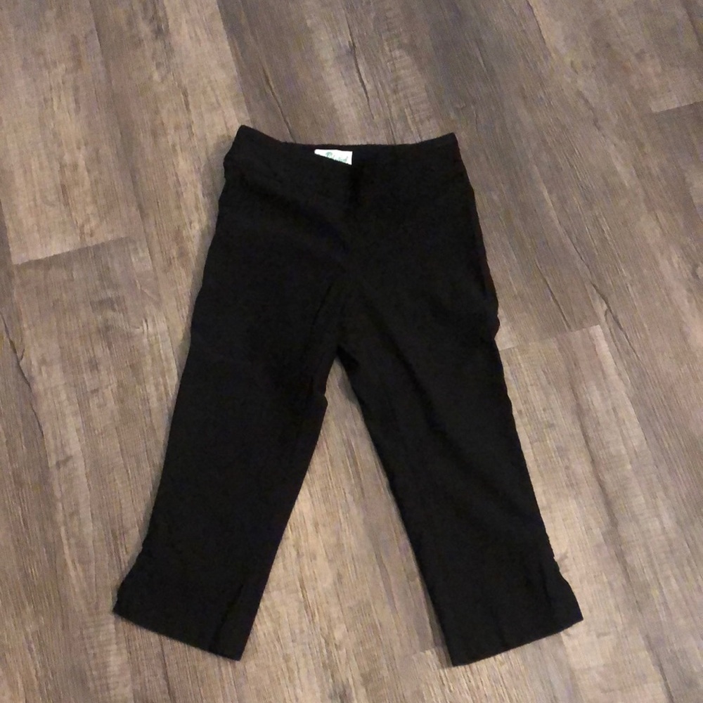 Coconut Row Black Pull-On Pants